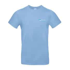 T-SHIRT VILO DAMES EN HEREN LICHTBLAUW